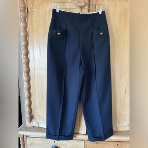 NWT Sandro Marine pants